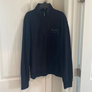 Michael Kors black quarter zip medium.